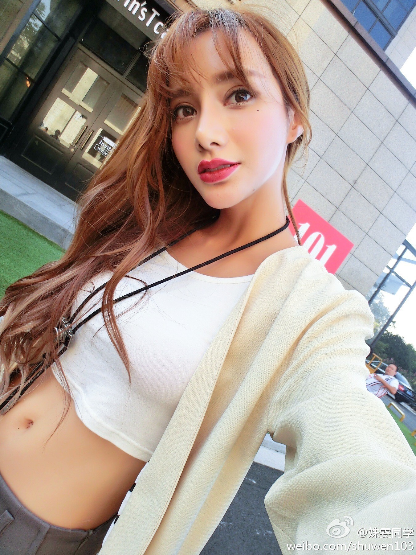 福师大中俄混血校花姝雯同学走红私照美到窒息 1